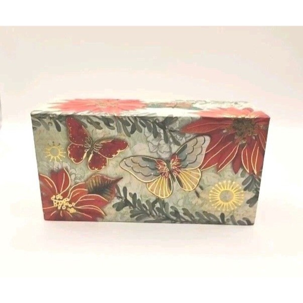 Pooch & Sweetheart Christmas Keepsake Music Box Orange & Clove Empty No Soap